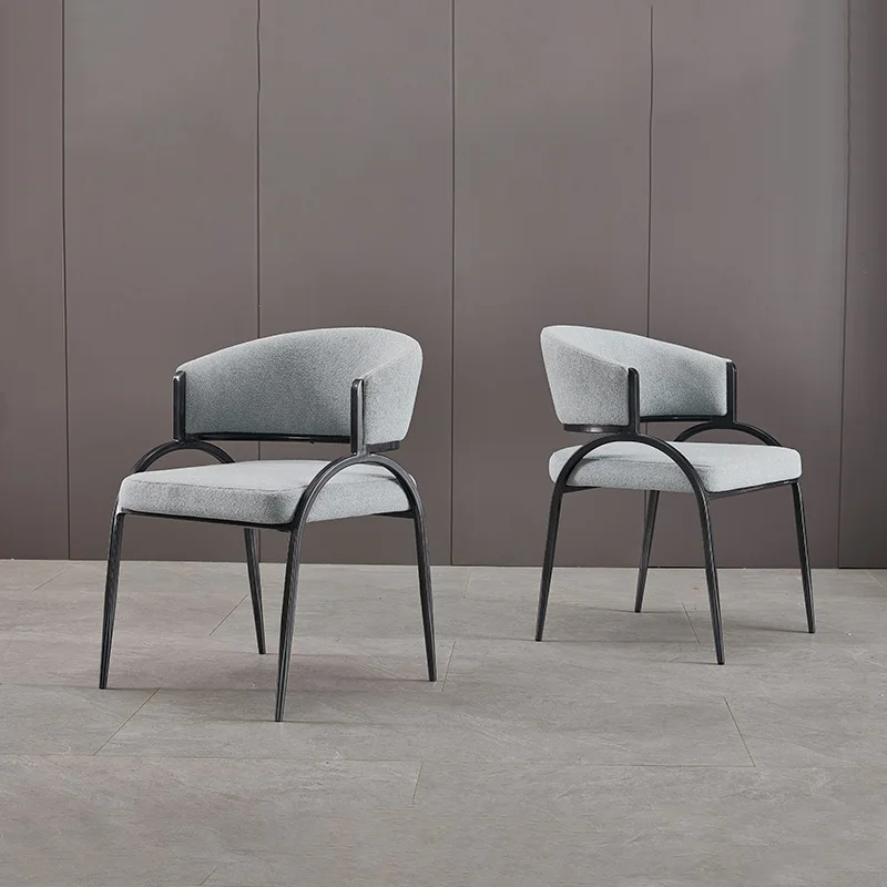 Restaurant Dining Chairs Office Balcony Nordic Conference Pedicure Minimalist Lounge Chairs Waiting Library Silla Furniture