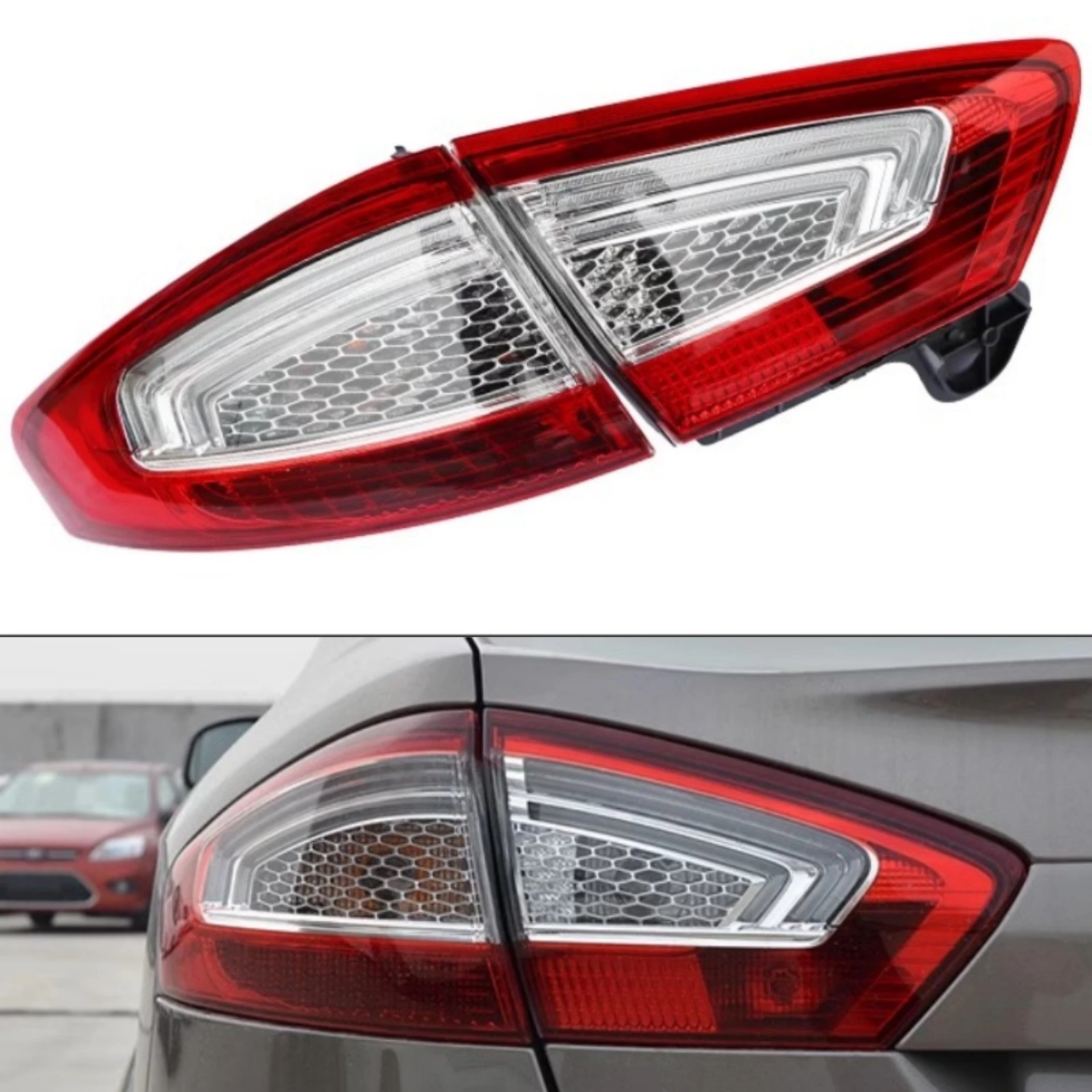 

Inner Outer Taillights for Ford Mondeo Fusion 2011-2013 Turn Signal Brake Light Backup Lamp Car Accessories