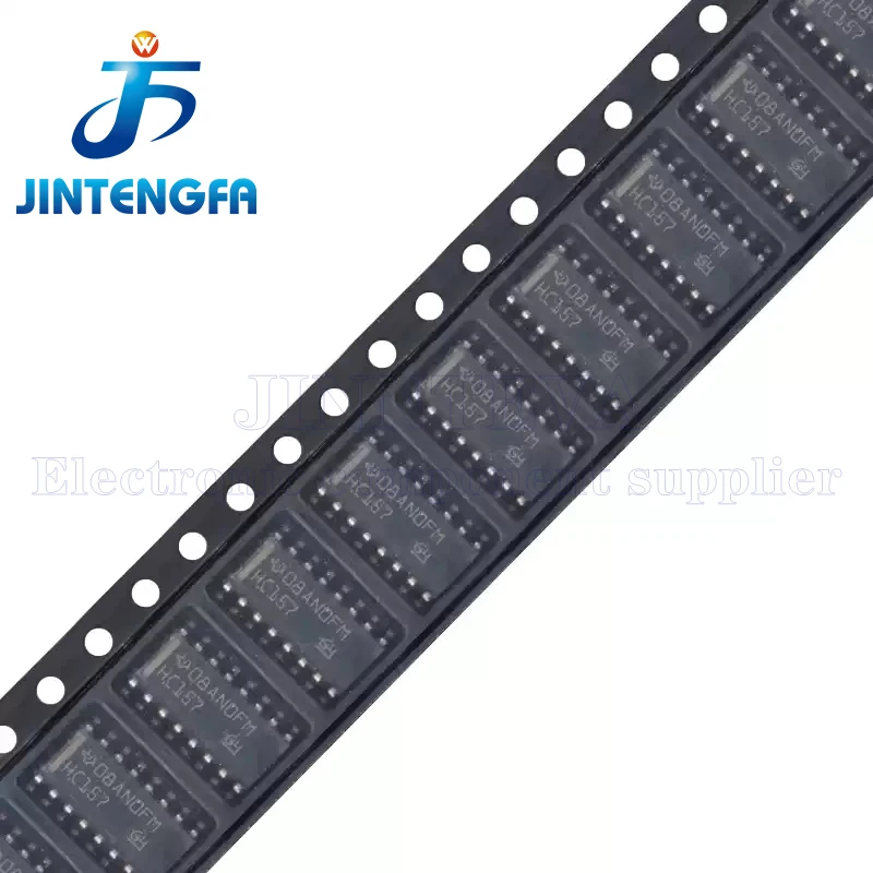 10PCS SN74HC157DR HC157 74HC157 SOIC-16 Encoders Decoders Multiplexers Demultiplexers SMD IC