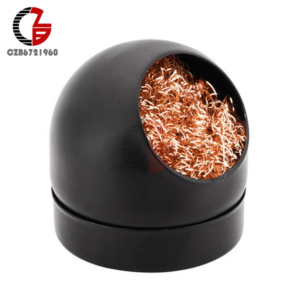 Desoldering Cleaning Ball Soldering Iron Tip Cleaner Welding Soldering Iron Mesh Filter Metal Wire Stand Steel Ball Tin Remover