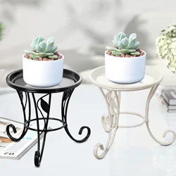 Soporte desmontable para plantas, bandeja estable para decoración de jardín, maceta redonda para flores, balcón, interior, oficina, sala de estar, exterior