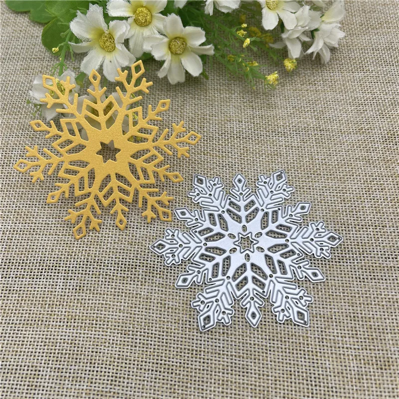 Snowflake Lace background Metal Cutting Dies Stencils For DIY Scrapbooking Decorative Embossing Handcraft Template