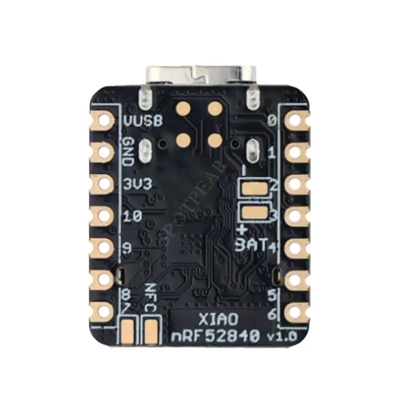 XIAO-nRF52840 BLE Pequena Placa de Desenvolvimento SuperMini, BT5.0 com Antena Onboard, Flash 1MB, 256kB RAM, Suporta Arduino CircuitPython