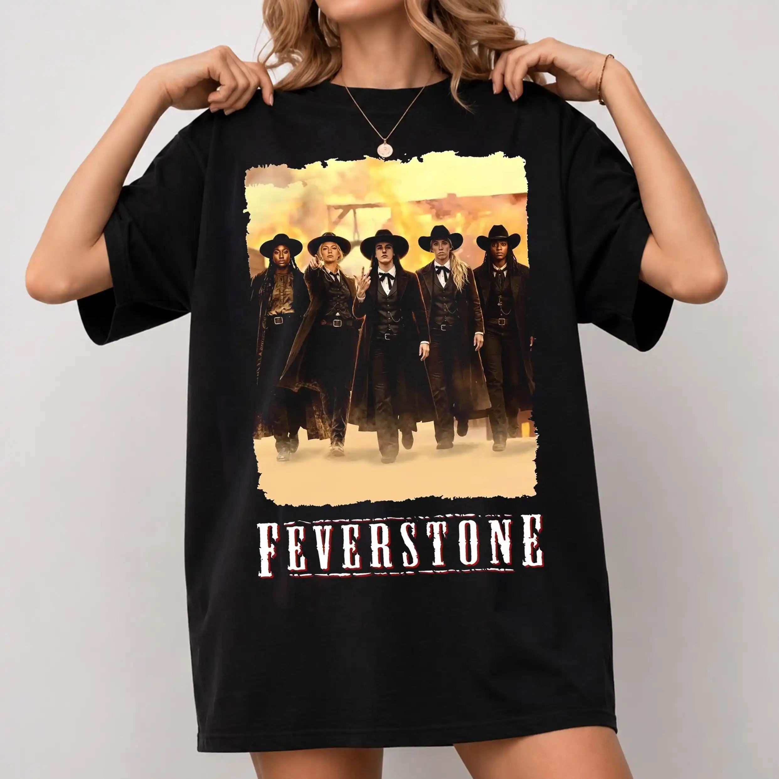 Indiana Feverstone Shirt, Caitlin Lexie Kelsey Western Basketball Tee