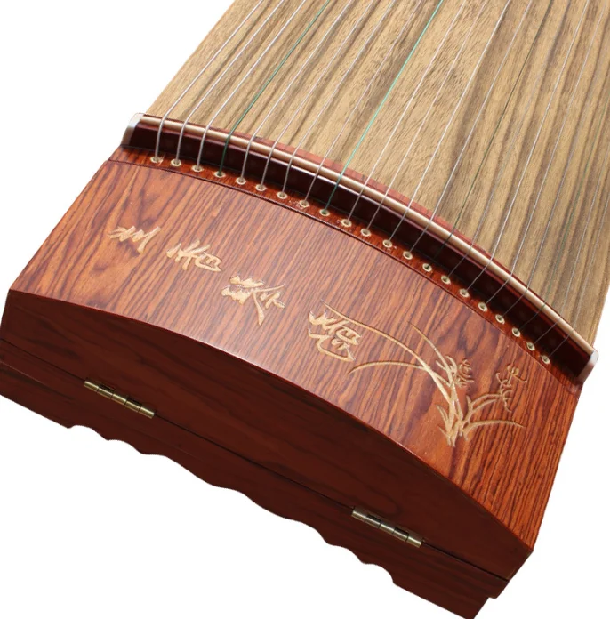 Mahogany Inlaid Guzheng Instrument Beginners Manufacturers Direct Portable Entry To Play Grade Test Instruments