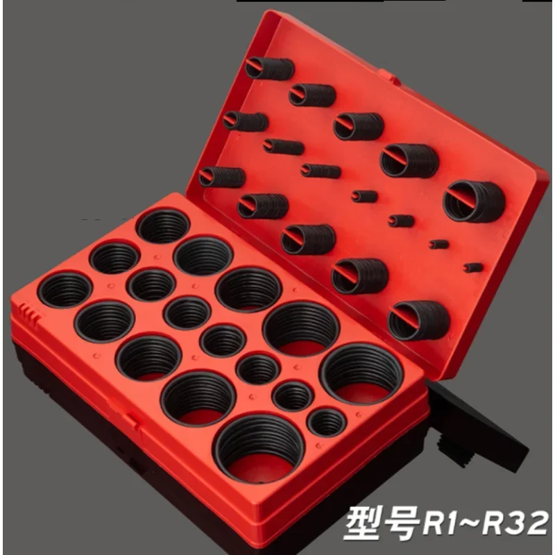 Nitrile Rubber O-ring Repair Box NBR Sealing Ring Oil Resistant High Temperature Resistance Auto Repair Household Set