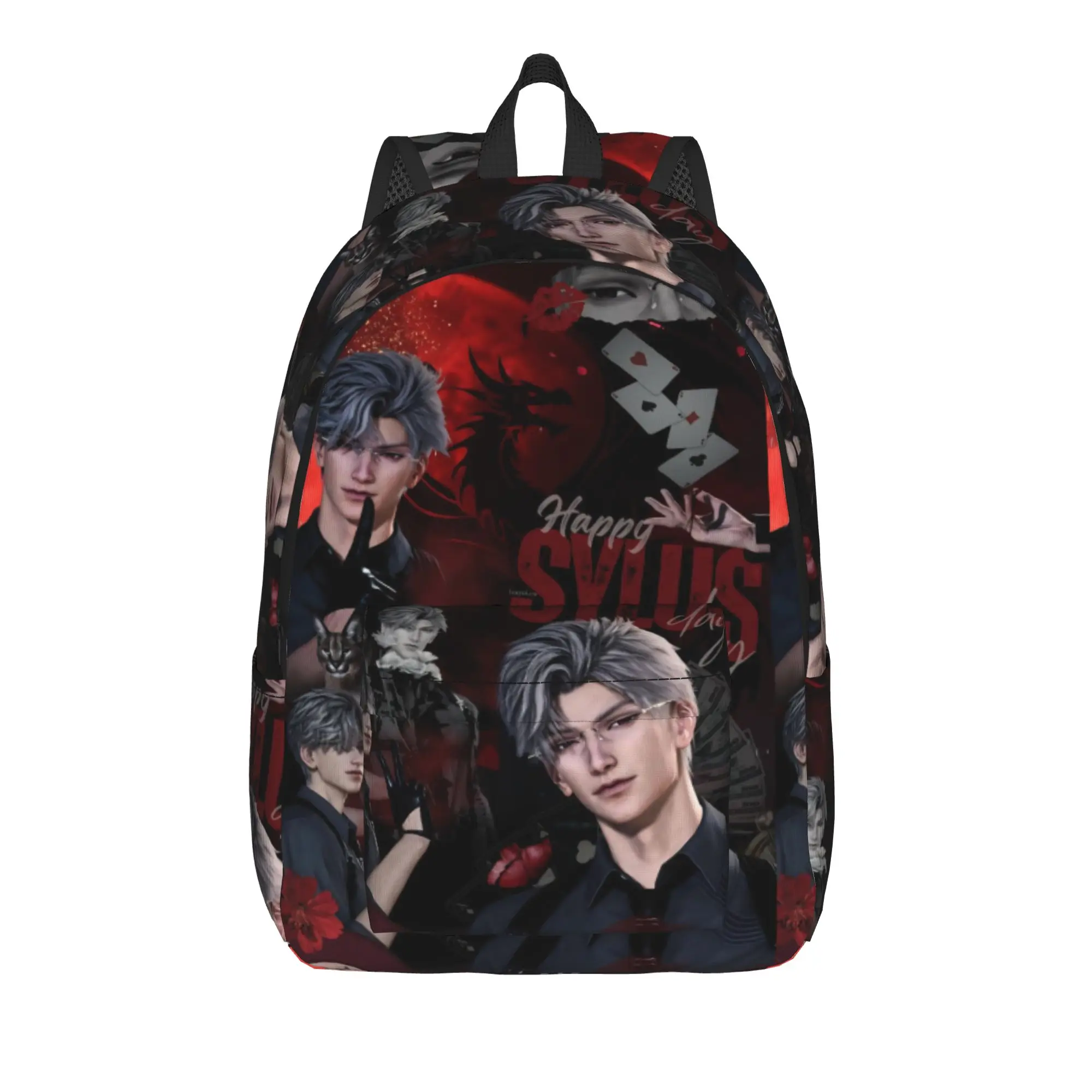 

Sylus My Boyfriend Casual Backpack High School Hiking Travel Love and Deepspace Game Daypack for Men Women College Shoulder Bag