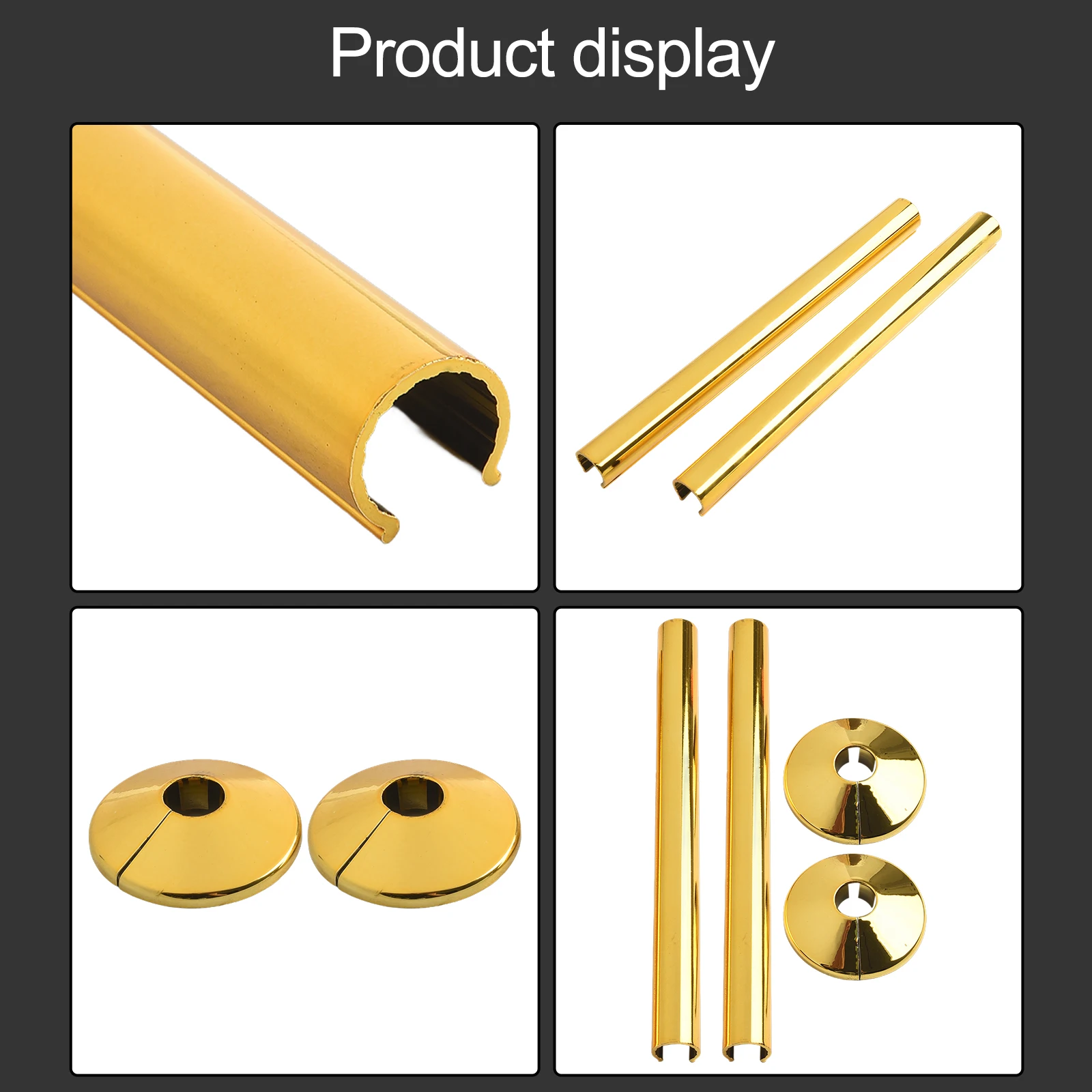 

Совершенно новый современный новый стиль, оцинкованная крышка, декоративная крышка, украшение для трубы, длина 200 мм, пластик, 5 цветов, вариант