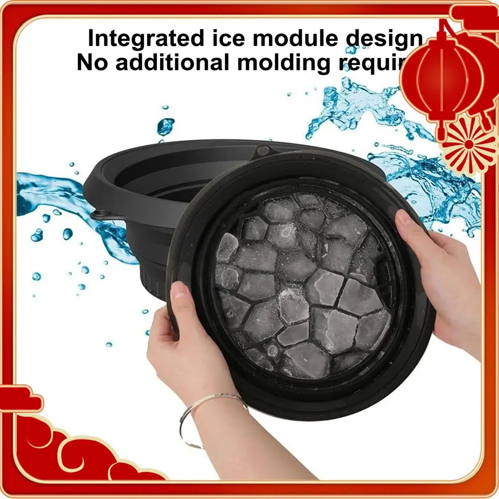 

Складная чаша для лица, многоразовая силиконовая раковина для холодного компресса, многофункциональные аксессуары для ванной комнаты для домашнего спа-салона