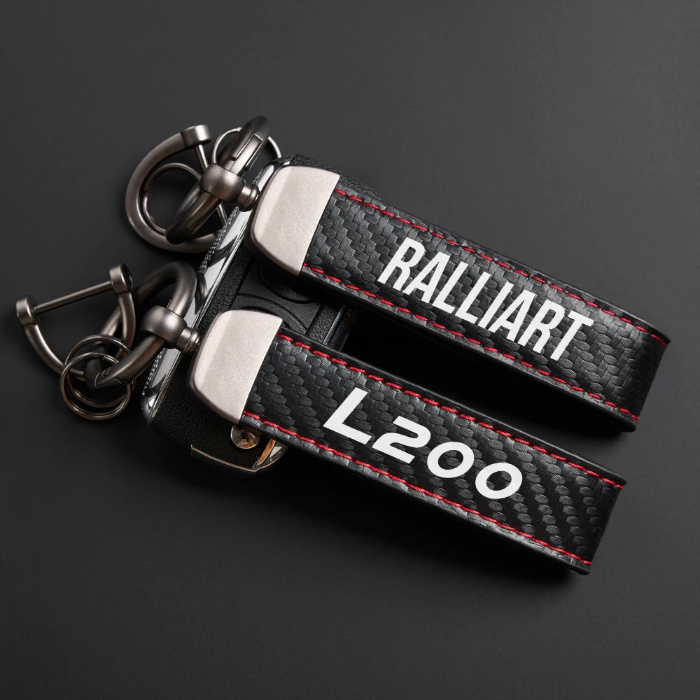 Car Keychain Keyring Auto Accessories For Mitsubishi Outlander Lancer 10 EX ASX Pajero L200 Colt Eclipse Ralliart Triton Delica