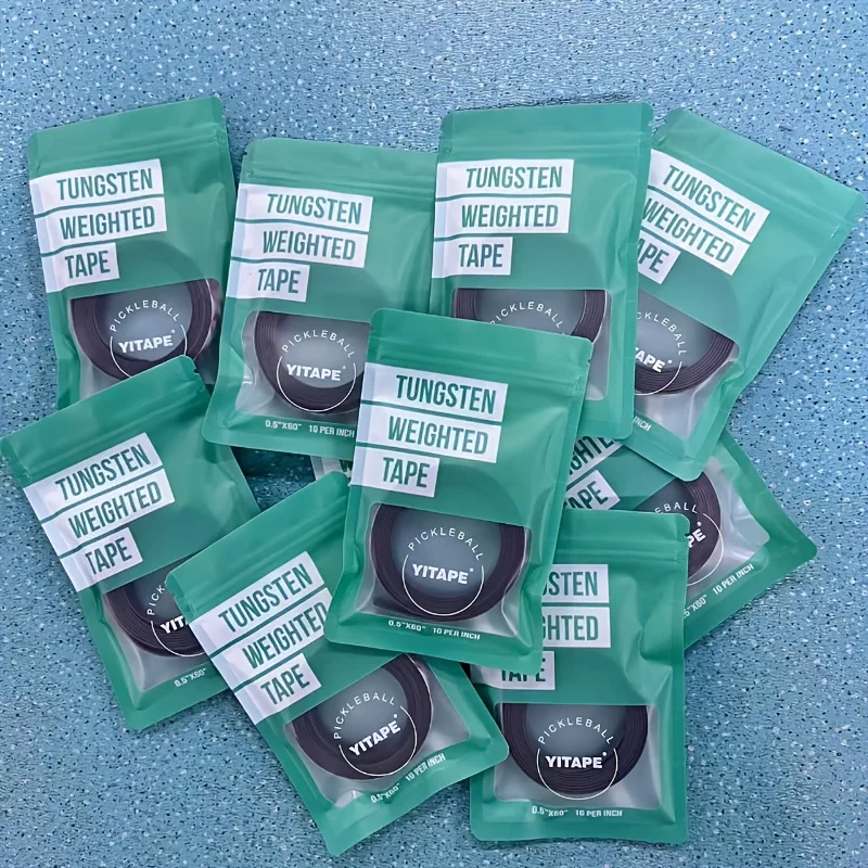 

YITAPE Tungsten Tape for Pickleball Paddle Non-Toxic Lead Tape Alternative Weighted Strips for Power Balance Enhanced Effect