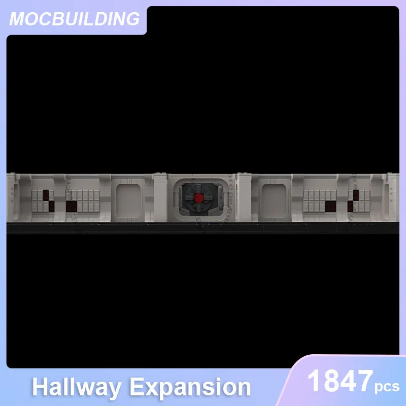 MOC Building Blocks Hallway Expansion Diorama DIY Assemble Bricks Display Model Collection Architecture Xmas Toys Gifts 1847PCS