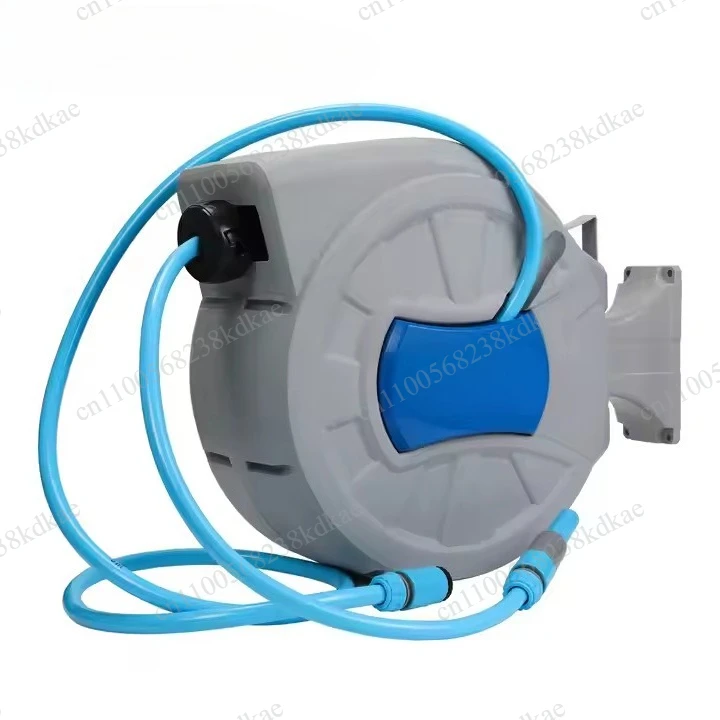 Telescopic Reel 25m, Retractable Garden Water Hose and Cable Reel for Car Beauty