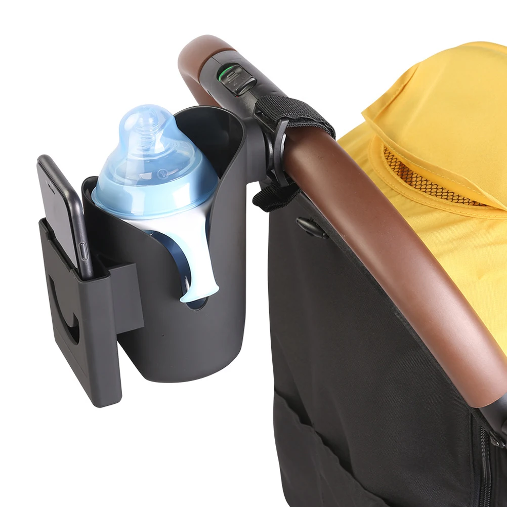 

2 -in-1 Bottle Holder Stroller Cup Accessories Buggy Universal Trolley Shelf