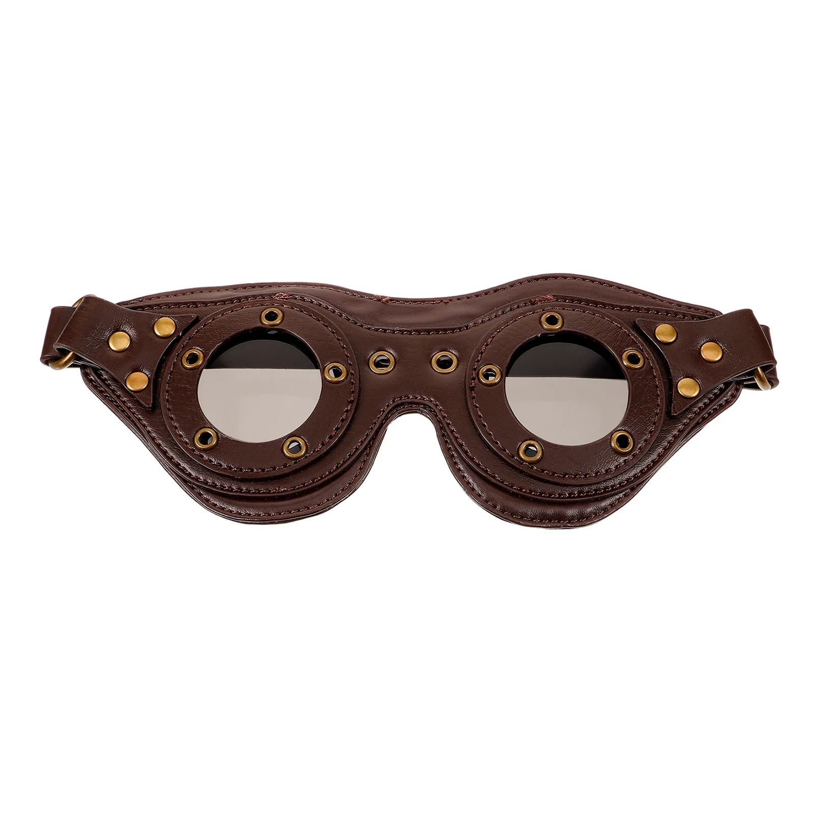 Vintage Punk-Stijl Retro Bril Voor Mannen Vrouwen Steampunk Party Festival Halloween Cosplay Prop Bril Kostuum Nieuwigheid