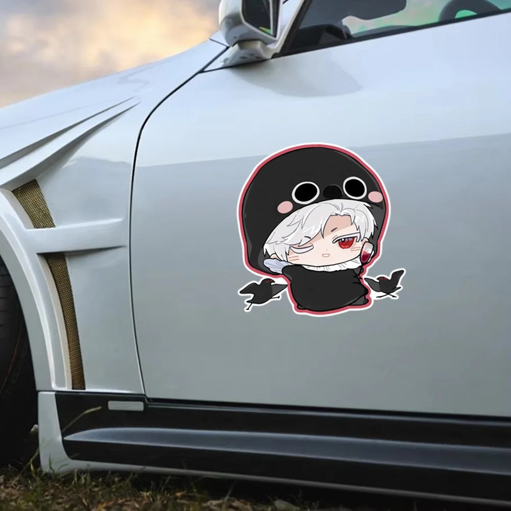 Love and Deepspace Sylus Creative Vinyl Sticker Car High Stickiness Waterproof Door Window Decal Auto Exterior Decor Accessories
