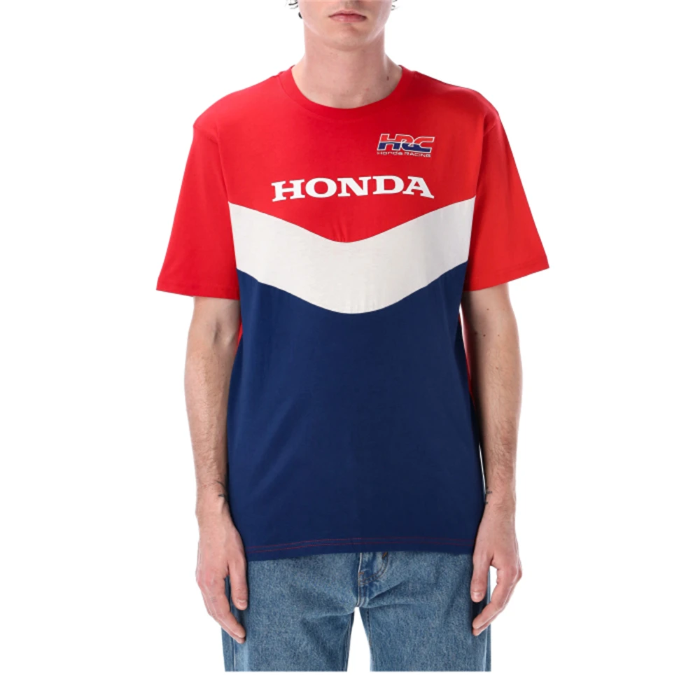 

New Men's Quick-drying HRC Racing Style T-shirt Honda Casual Sweat-absorbing Short-sleeved Men Women Motorcycle Top Clothing