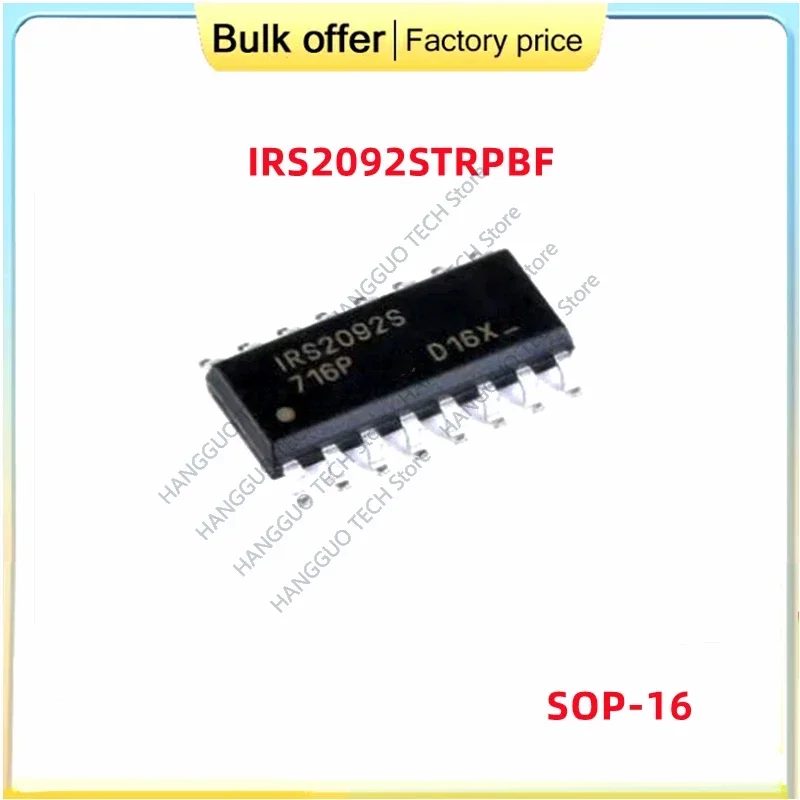 

10pcs/Lot Original IRS2092STRPBF IRS2092STR IRS2092S SOP-16 Audio Power Amplifier