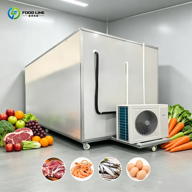 Modular Assembled Insulated Panel Cooling Equipment Catering Meat Preservation Cold Storage Room FL Customized