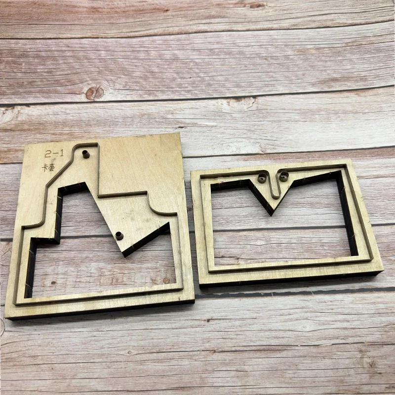 New Japan Steel Blade Wooden Die Creative card bag cutting Clamshell card bag