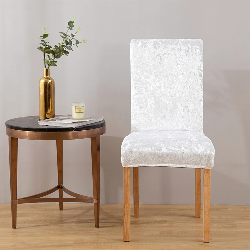 Regular size stretch polyester gold diamond velvet all-inclusive chair cover hotel hotel home