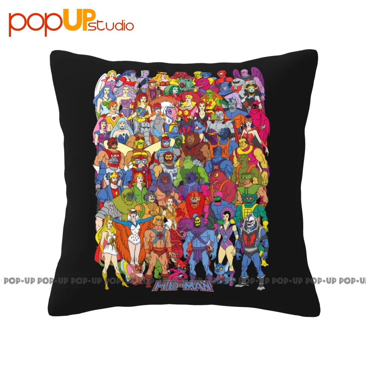 Cozy Masters Of The Universe Motu Vintage Tv Geek 80S Skeletor He Man Pillowcase Throw Pillow Cover for Room