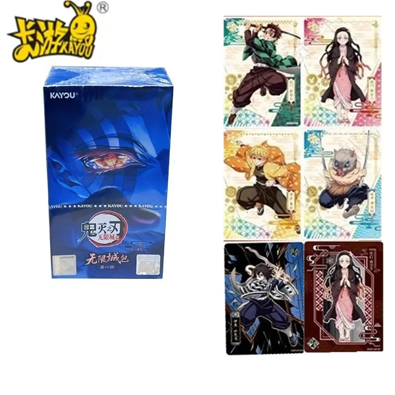 KAYOU Genuine Demon Slayer Cards Infinity Castle Chapter Infinity Castle Pack Kochou Shinobu Anime Character Collection Toy Gift