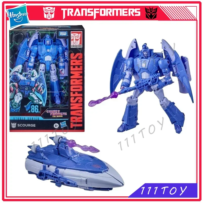 

In Stock Hasbro Transformers Classic Toys The Movie1986 SS86-05 Scourge Action Figure Robot Toy Collectibles Gifts Hobbies