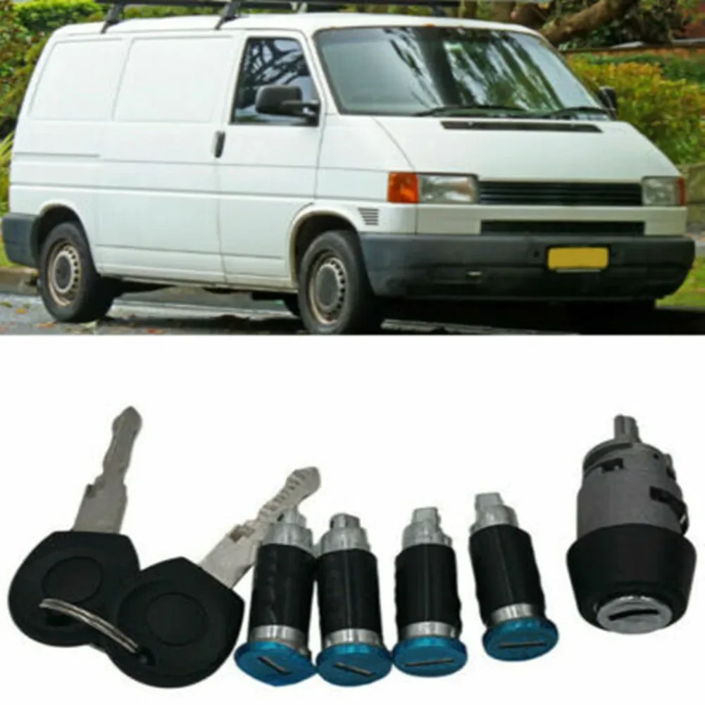 Car Accessories Ignition Lock Kit 701837205 Zinc Alloy 1set 2 Keys Door Lock Cylinder Set Exterior Components Ignition Switch