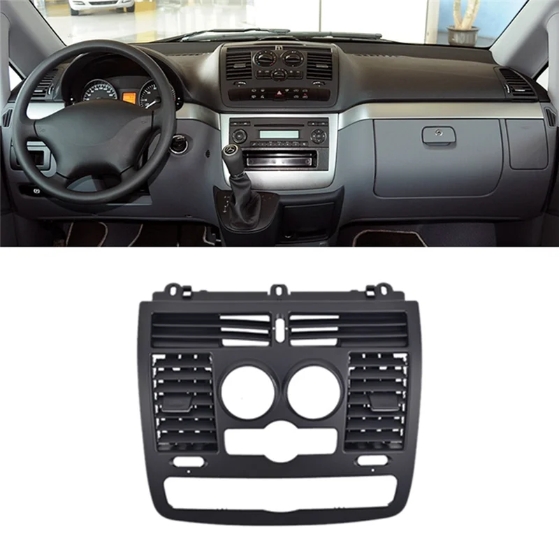SANQ Car Center Dashboard AC Air Vent Outlet Cover For Mercedes BENZ Vito Viano W636 W639 2004-2015 Air Vent Grille