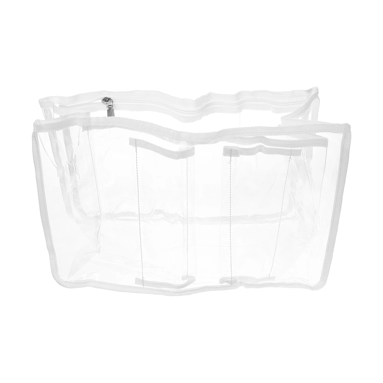 

Beach Clear Storage Tote PVC Durable Thickened Lightweight Foldable Travel Makeup Organizer For Sundries Storage Bag Clear Tote