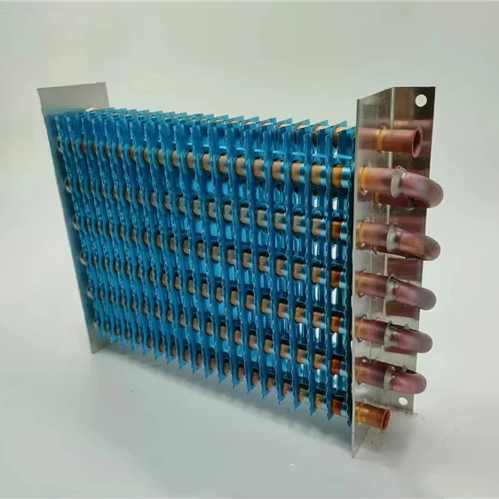 

Refrigeration and Heat Exchange Parts Customized Tube Fin Heater Heat Exchanger Components Showcase Aluminium Evaporator Coil