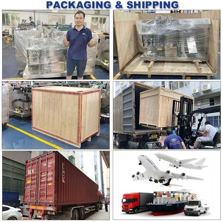 Automatic Special Shaped Pouch Fill-Seal Packing Machine Premade Stand Up Spout Pouch Paste Thick Liquid Packing Machine