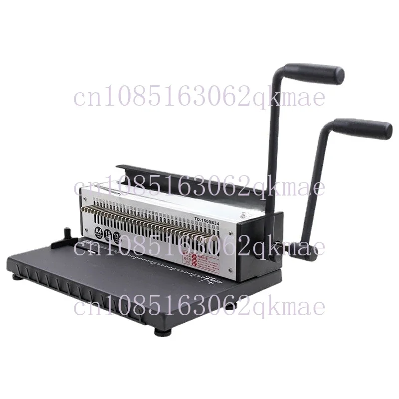 A4 Binder Puncher machine 1pc Manual Wire binding machine 34 Holes Metal Spiral Wire Spool Binding Machine