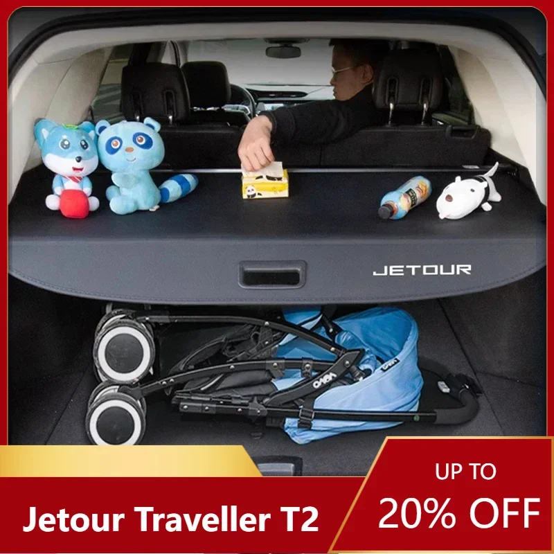 

New！cherry Jetour Traveller T2 2023 2024 Jetour T2 Tailbox Storage Partition Baffle Trunk Cover Curtain Board Partition