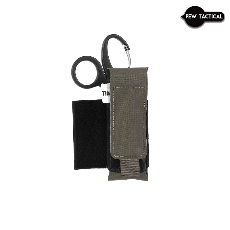 PEW TACTICAL TOURNIQUET & TRAUMA SHEARS HANGER (TQS) Airsoft Tactical Pouch TOURNIQUET Holder