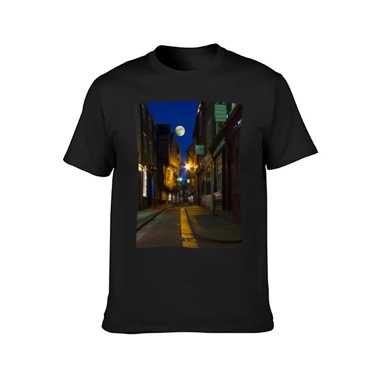 The Shambles at night, York, England T-Shirt Blouse new edition mens t shirt