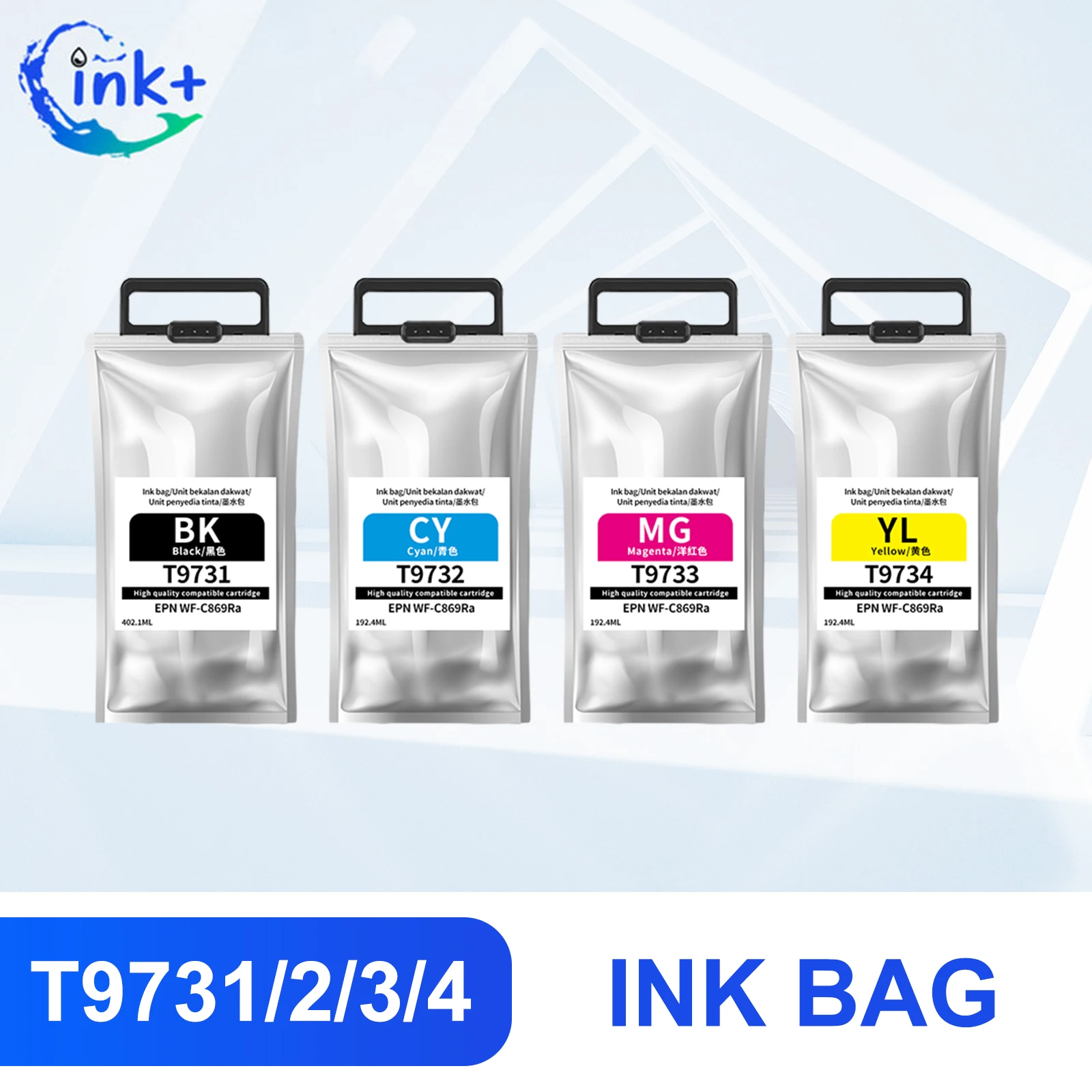 

T9731 T9732 T9733 T9734 C869 Premium Color Compatible InkJet Bag Ink Cartridge For Epson WF-C869 Printer