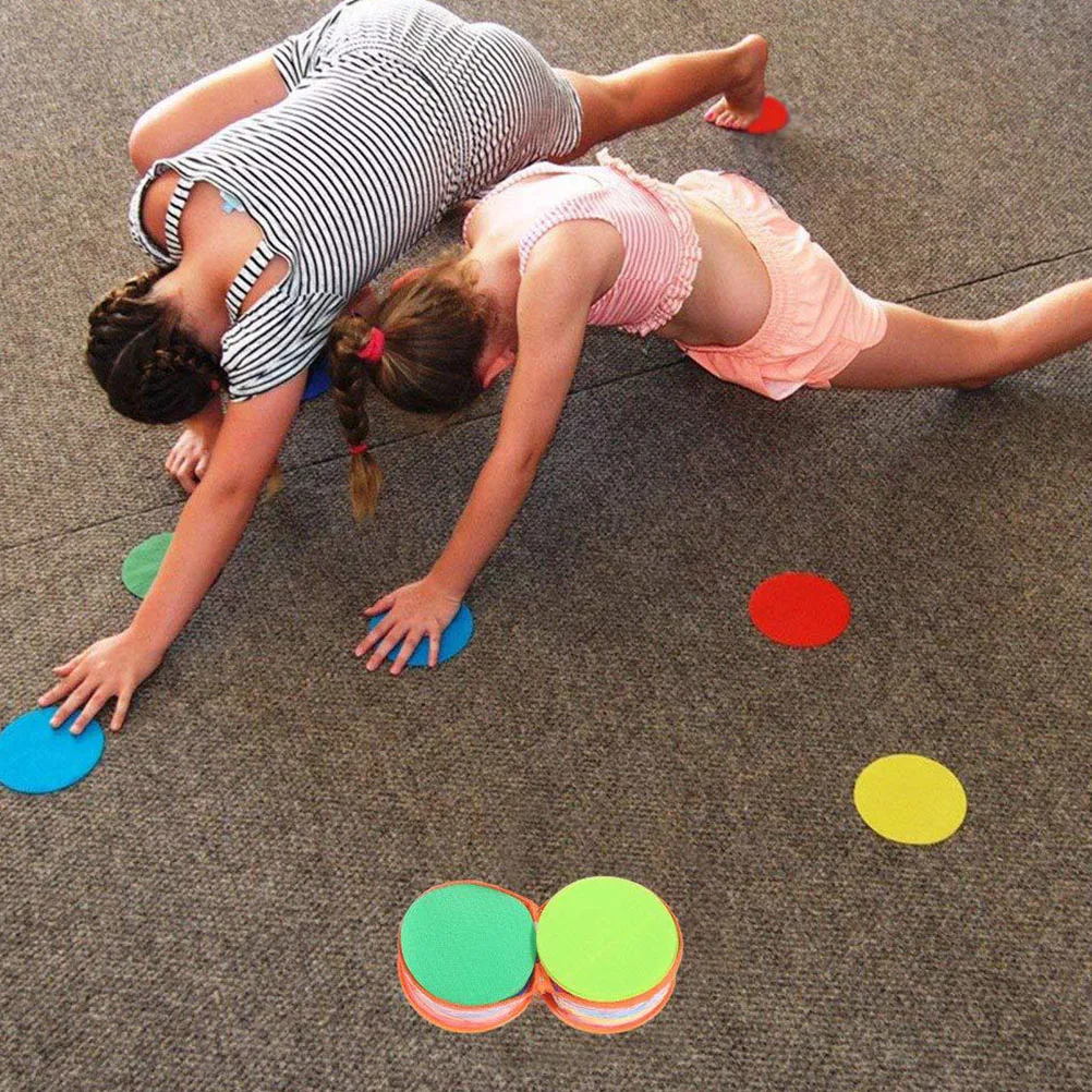 

24Pcs Round Carpet Markers Colorful Floor Dots for Classroom Early Education Preschool Decor Floor Dots for Classroom