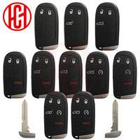 Car Smart Key Case Shell For Jeep Cherokee Dodge Ram 1500 Journey Charger Dart Challenger Durango Chrysler 300 CY24 Blade