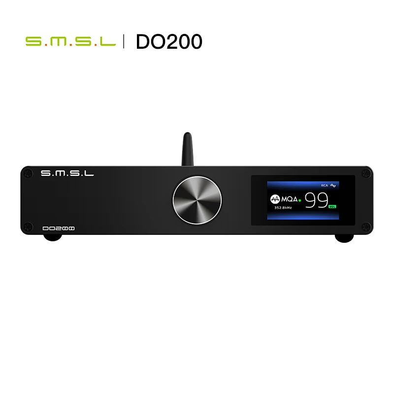 SMSL DO200 MQA Audio ЦАП ES9068AS*2 XMOS Bluetooth 5,0 MQA Полное декодирование OPA1612 * 5 операционных усилителей DSD512 768 кГц 32-битный декодер компакт-диска MQA