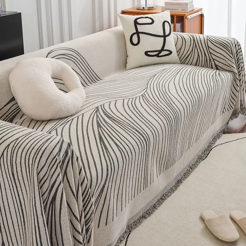 

Sofa Cover Cloth Household Goods Four Seasons Universal Non-Slip Herringbone Pattern Home Textile Finished Cushion s002