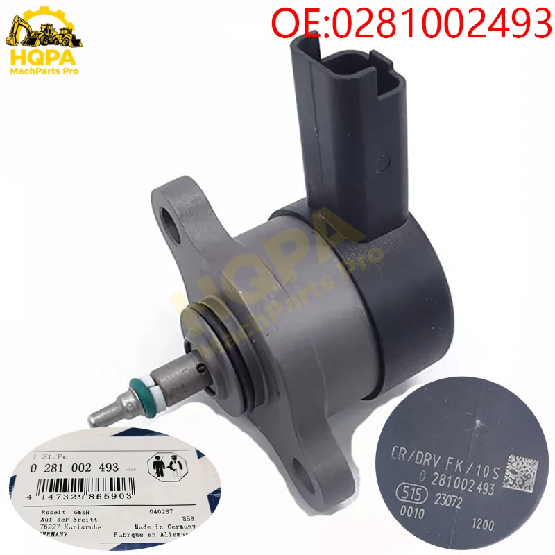 

0281002493 Регулятор давления в топливной рампе для F1Iat Sc1Udo Cit1Roen C5 C8 Peu1Geot 206 307 406 2,0 2,2 Hdi