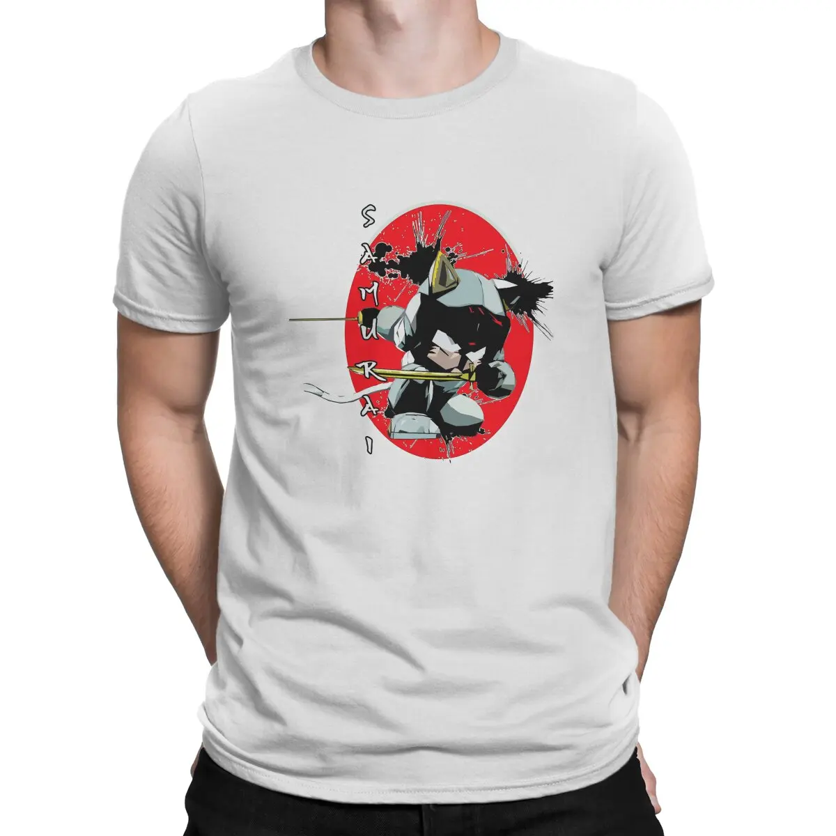 Samurai Pizza Cats Samukai T Shirt Grunge Men Tees Summer Clothing Polyester O-Neck TShirt