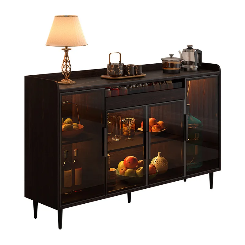 

New slate desktop tea bar machine sideboard integrated multi-functional dust cabinet