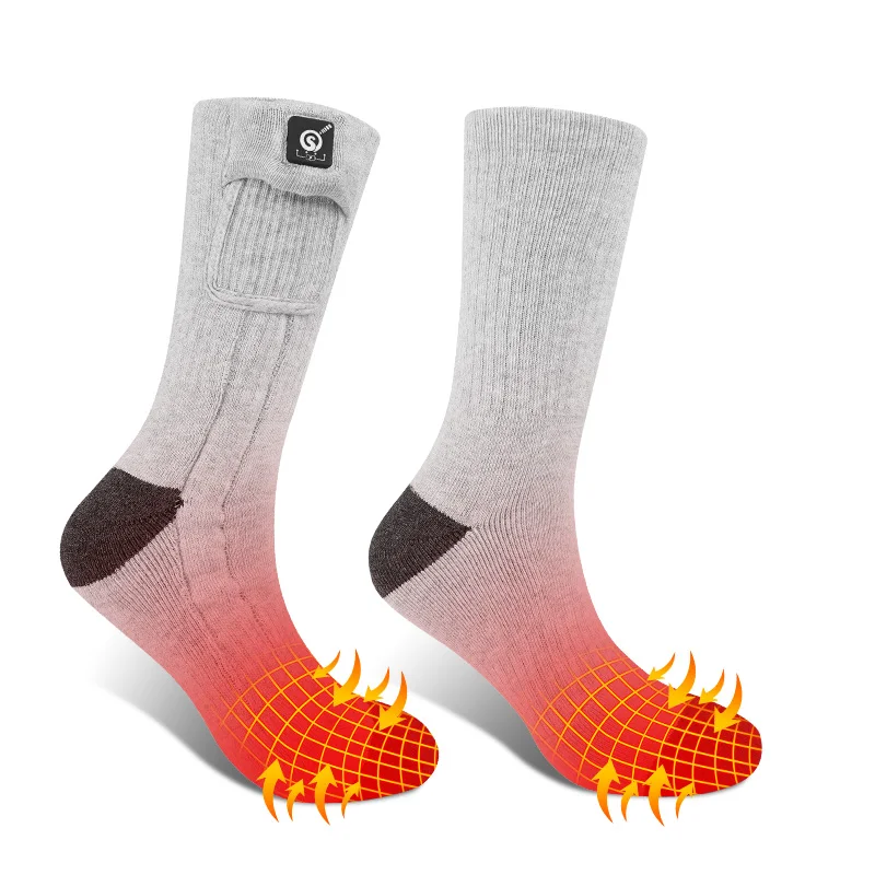 Calzini riscaldati per sci elettrico Savior Heat Uomo Donna Calzini termici ricaricabili caldi invernali da esterno