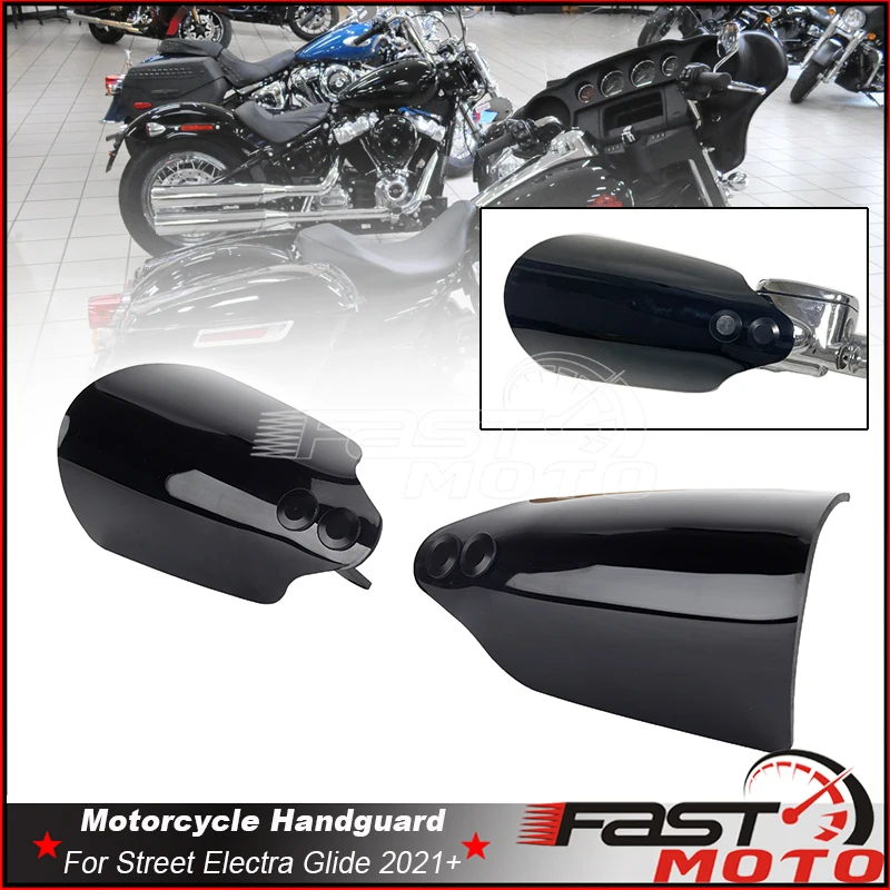 

Motorcycle Handlebar Hand Guard Protector Wind Deflector Shield Handguard Cover For Harley Electra Glide FLHTP FLHT Street Glide