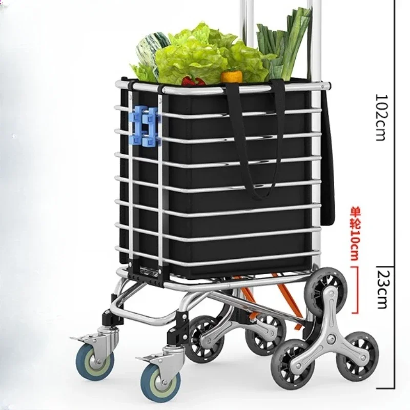 Pull a cart withgrocery cart, a shopping driver,  portable folding trailer,pull rod cart for climbing stairs.