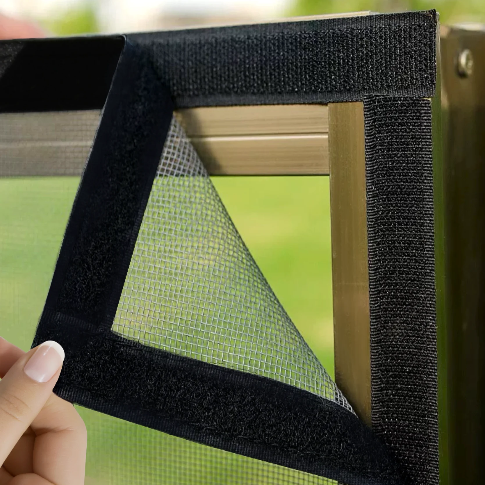 Penetration-Proof Polyester Insect Net, Grey Durable Fly Screen for Doors/Windows - Easy Cut & UV Resistant