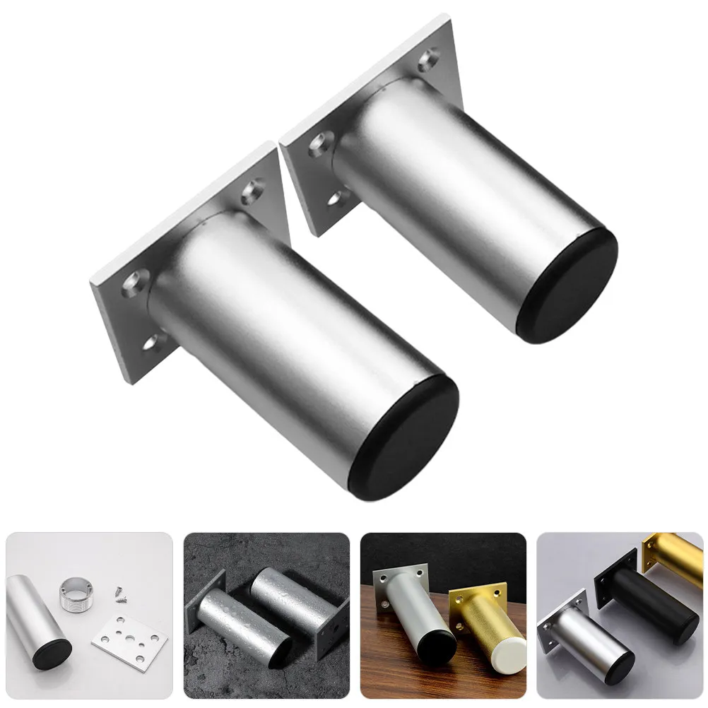 2Pcs Cabinet Leveling Furniture Legs Heavy Duty Aluminum Alloy Replacement Sofa Dresser Table Legs Support for TV Bathroom